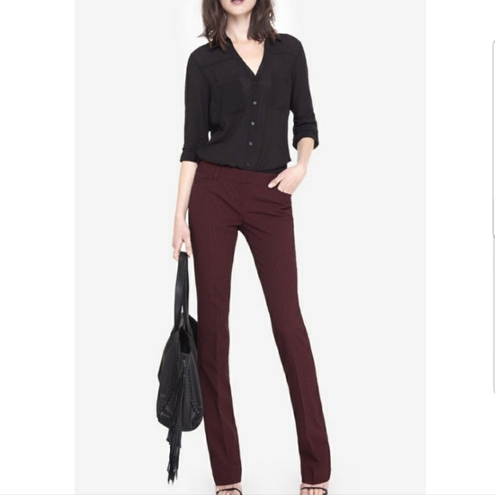 Express Columnist Pants Size 8 Red